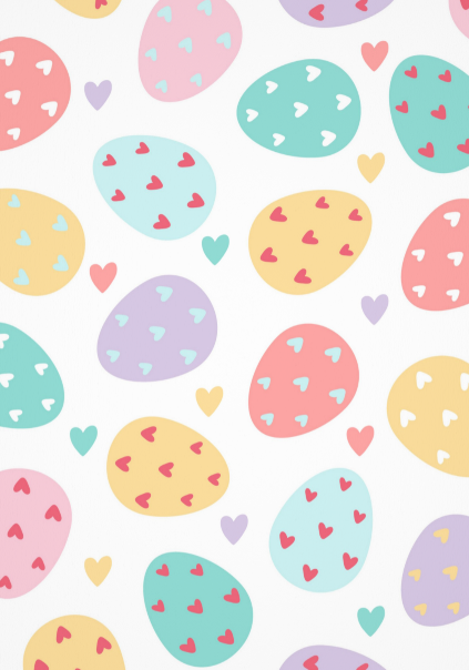 Cookie Backer - Coloured Easter Eggs