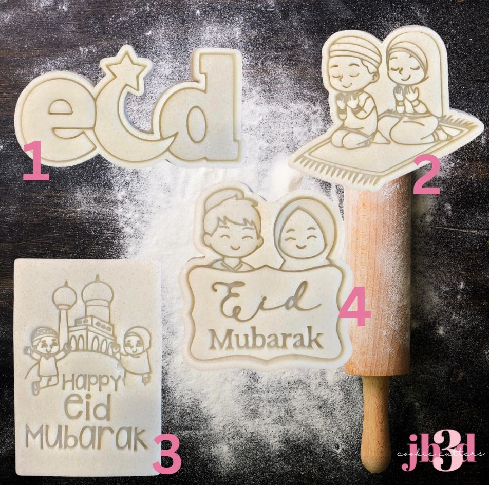 Eid Mubarak - Cutters & Embosser Stamps