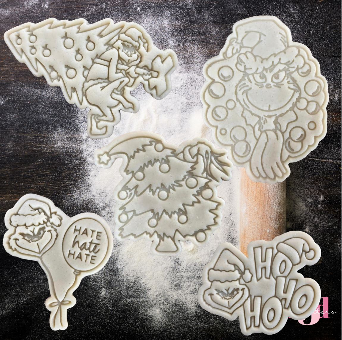 GRINCH Mixture - Cutters & Embosser Stamps