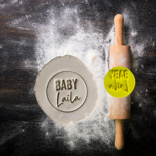 BABY Laila - 70mm Round Stamp