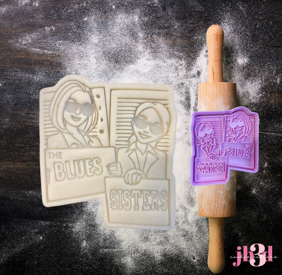 Custom Blues Brothers/Sisters  - Cutters & Embosser Stamps