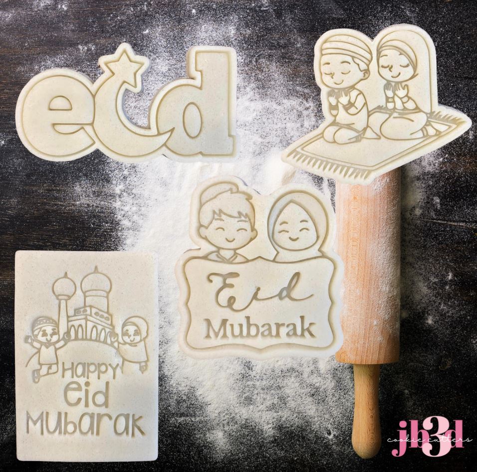 Eid Mubarak - Cutters & Embosser Stamps