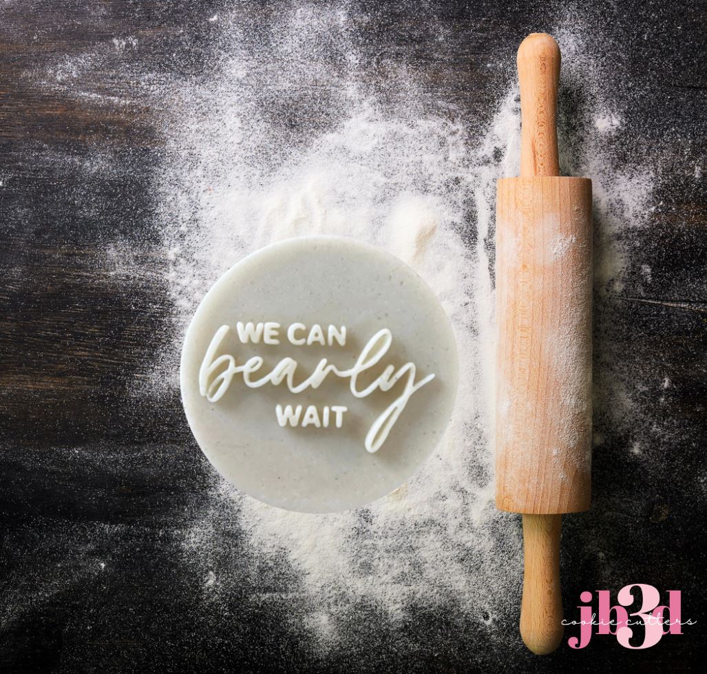 We can Bearly wait - Cutter & Debosser Stamp