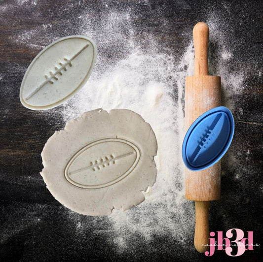 Football 4 sizes - Cutter & Embosser