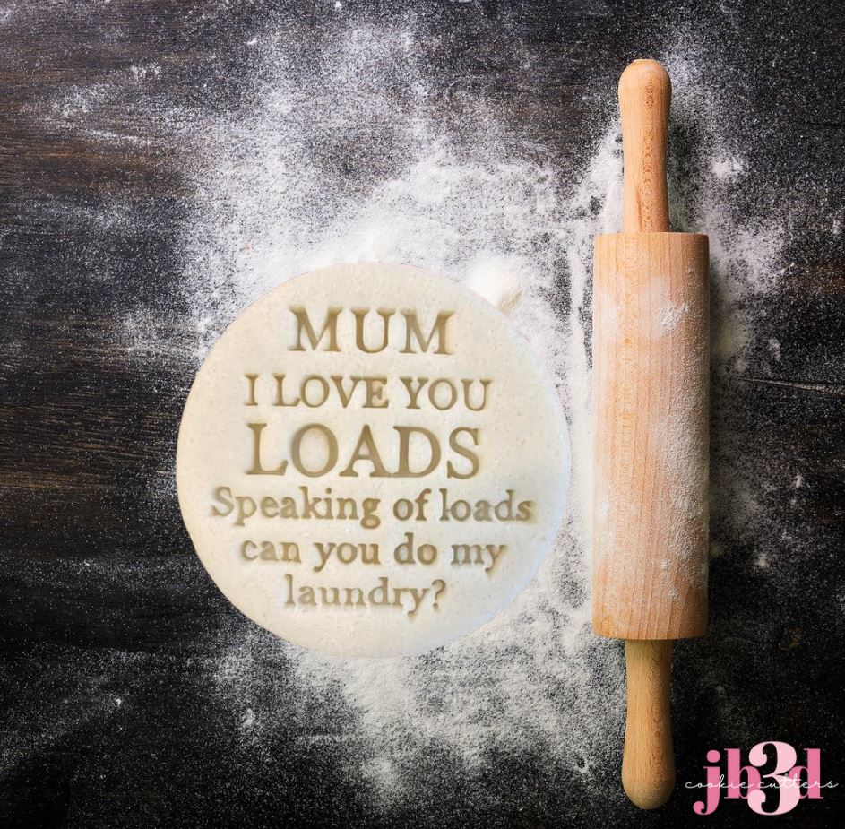 Mum - I Love you loads Cutter & Stamps