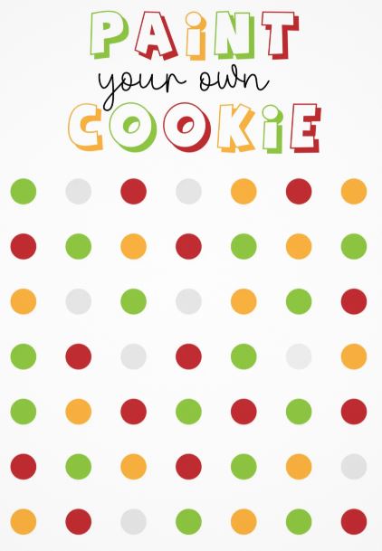 Cookie Backer - Paint your own Cookie