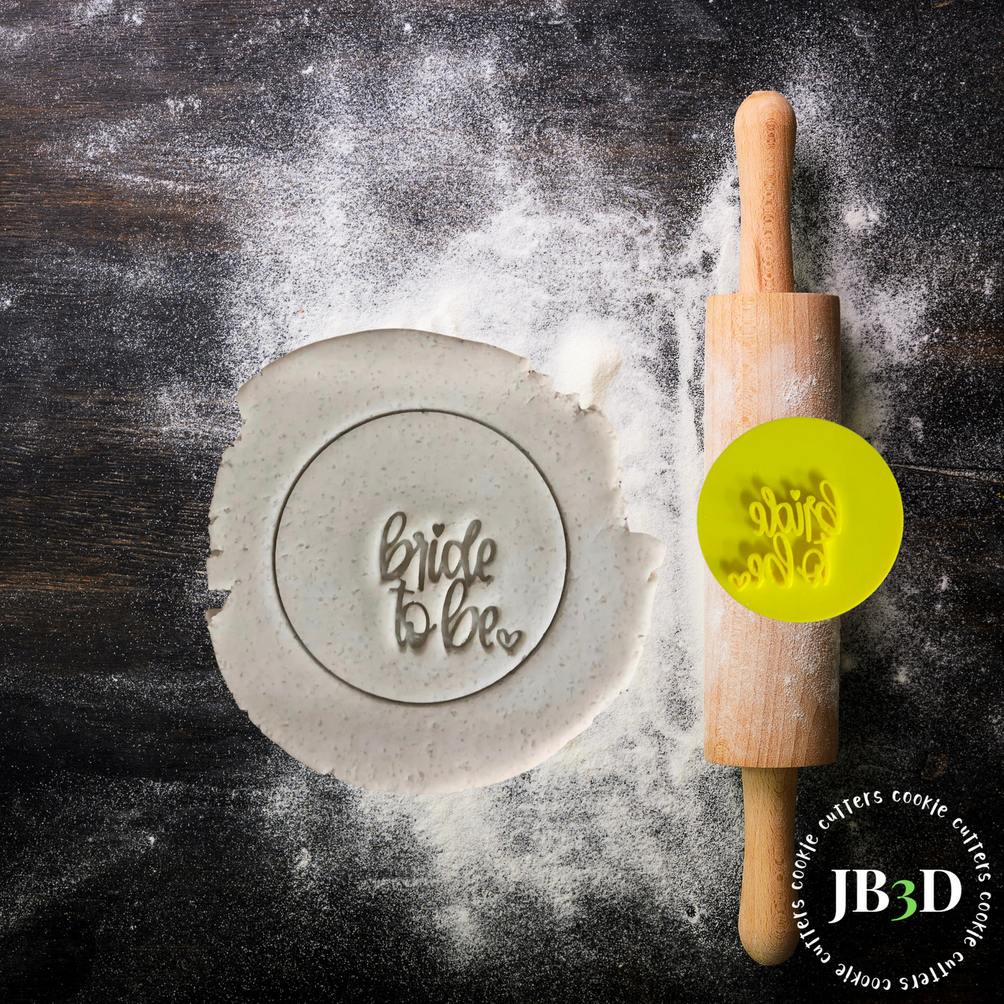 Bride to be 70mm Round Stamps