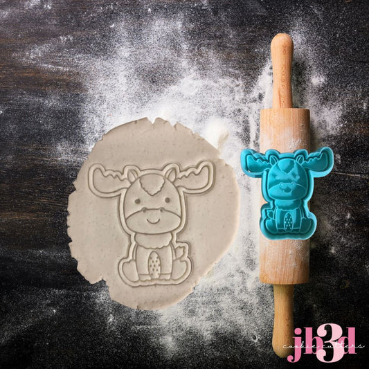 Woodland MOOSE - Cutter & Embosser stamp