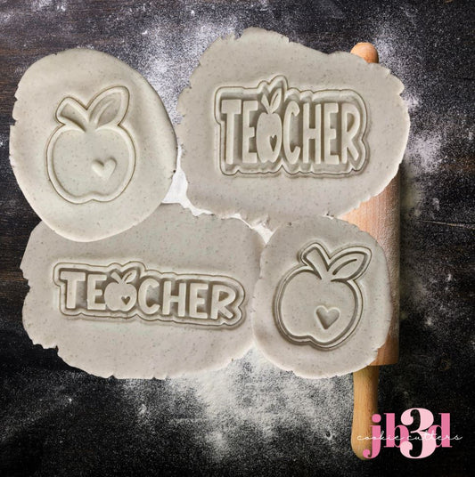 TEACHER / APPLES Cutters & Stamps