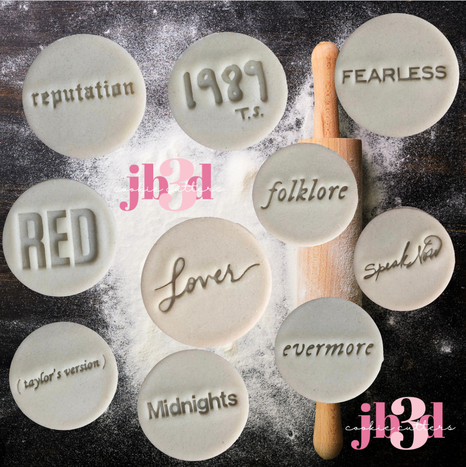 Taylor Swift Albums - 70mm round Stamps