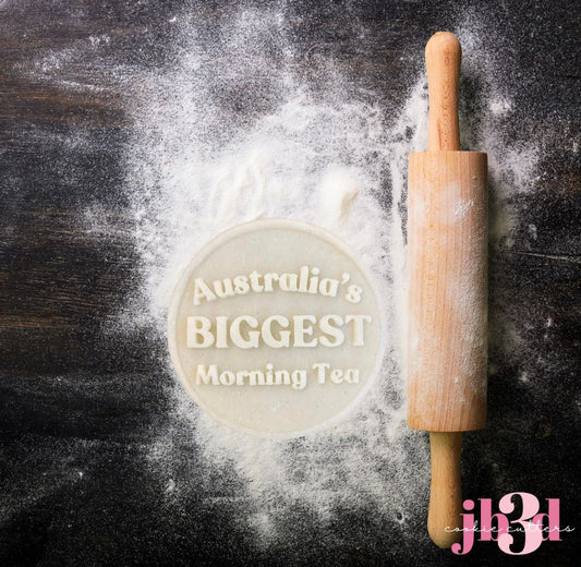 Australias Biggest Morning Tea - 70mm Debosser stamp