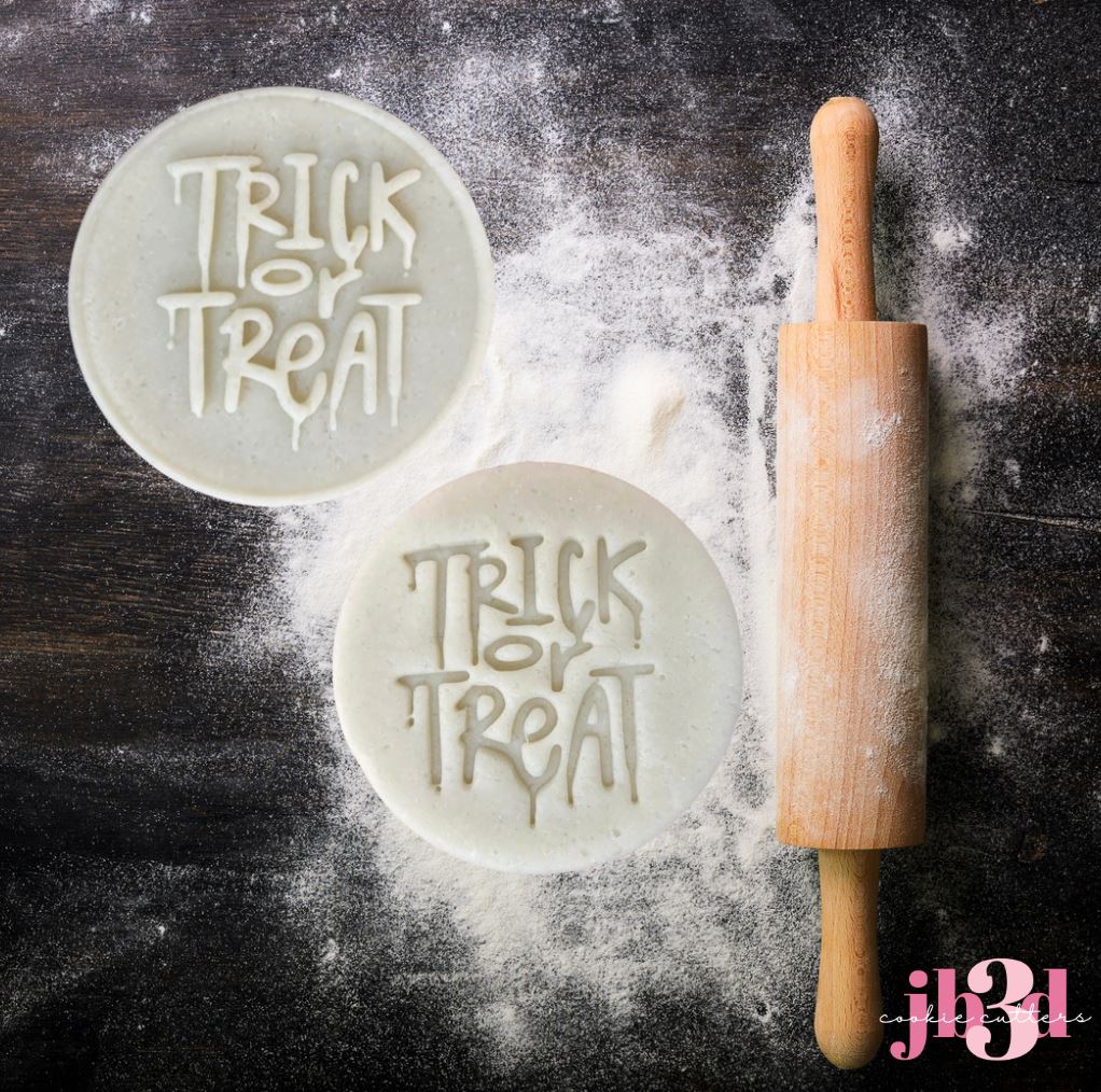 TRICK OR TREAT - Embosser/Debosser 70mm stamp