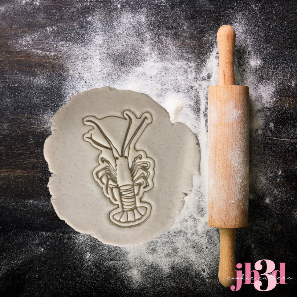 Lobster / Crayfish Cutter & Embosser Stamp