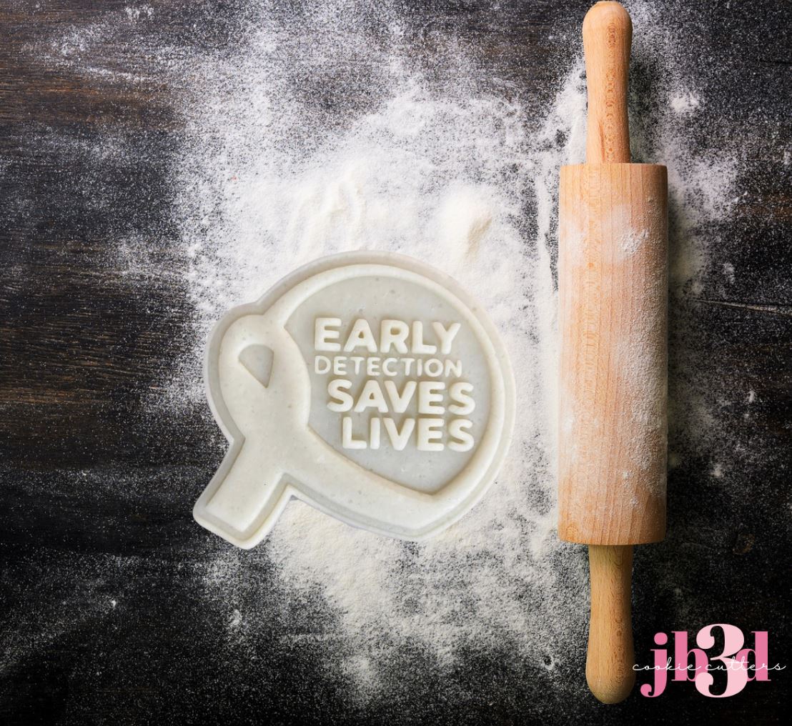 Early detection saves Lives - Debosser/Embosser Stamp