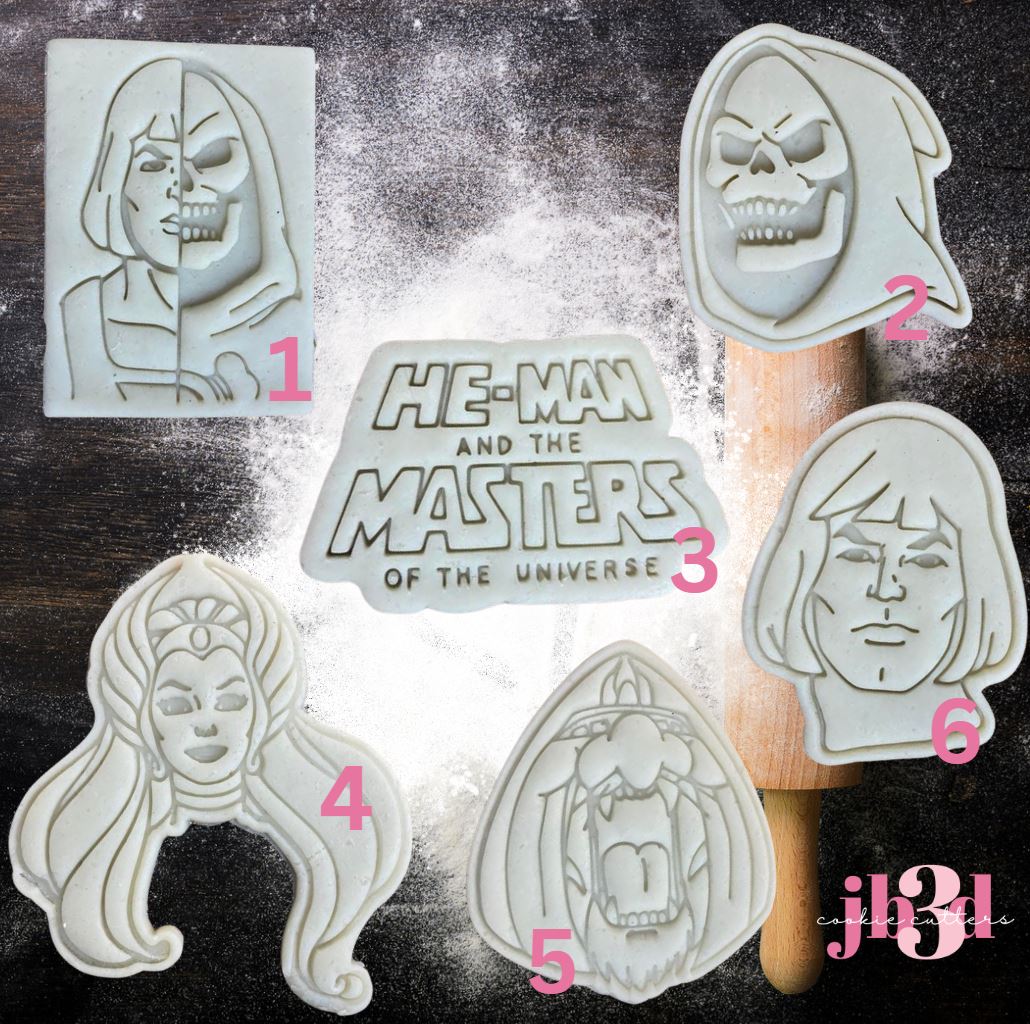 HE-MAN Masters of the Universe Cutters & Embosser Stamps