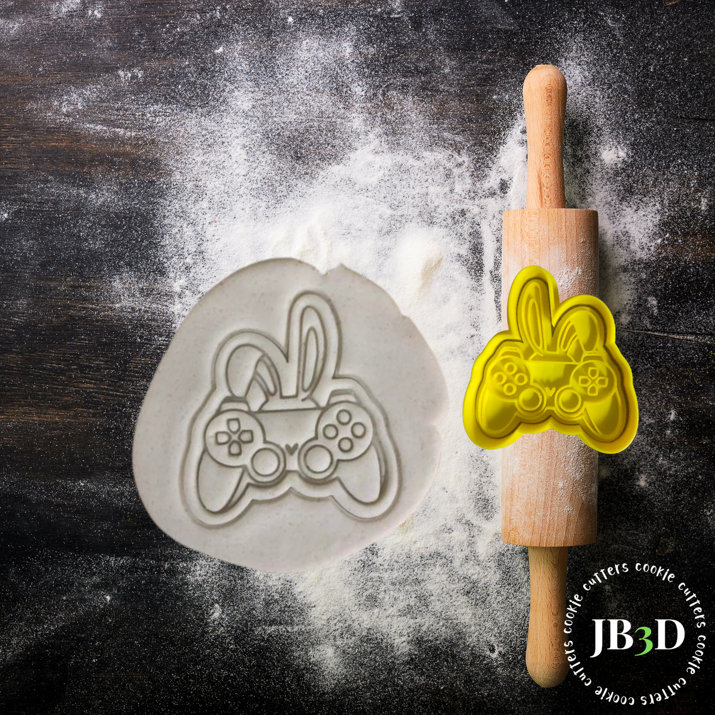 Gamer bunny - Cutter/Embosser