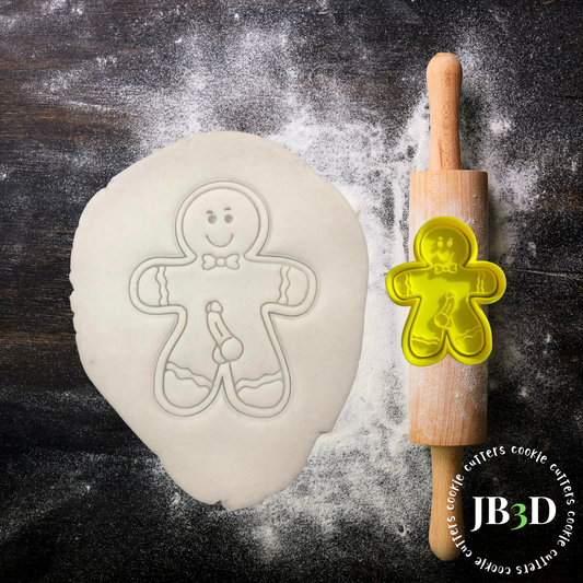 Nudie Gingerbread man - Cutter & Embnosser