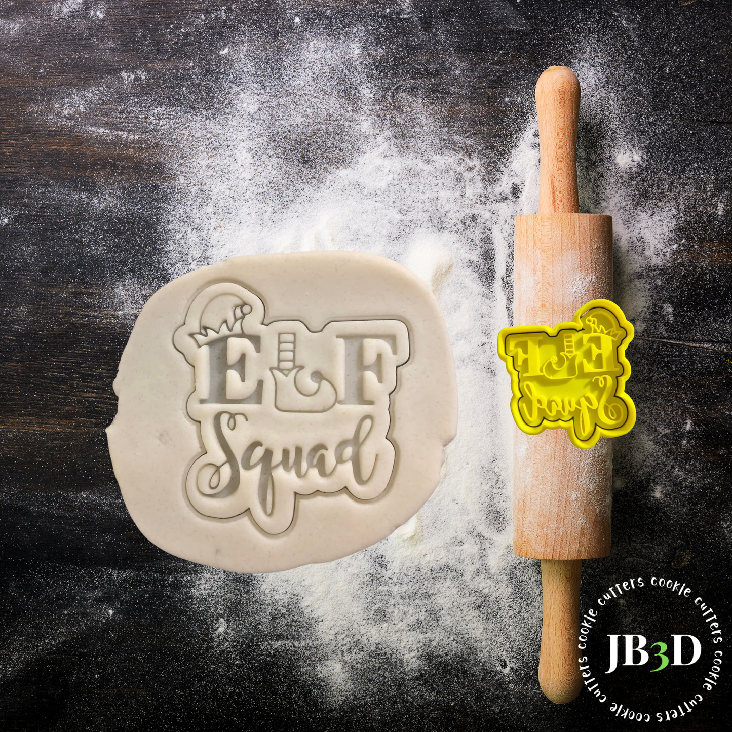 Elf Squad Cookie Cutter/Embosser