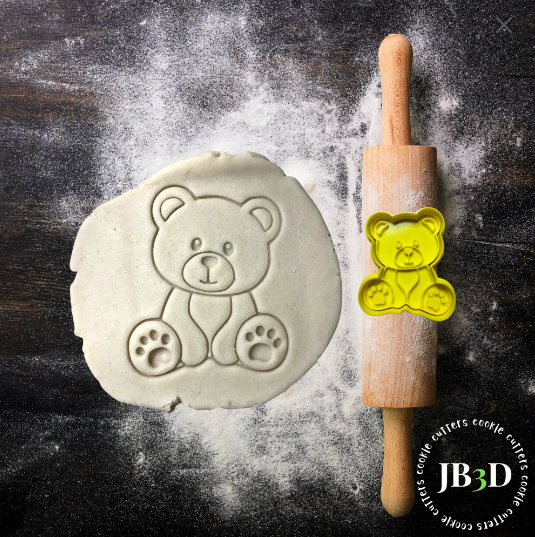 BEAR Teddy Bear - Cutter/Embosser Stamp