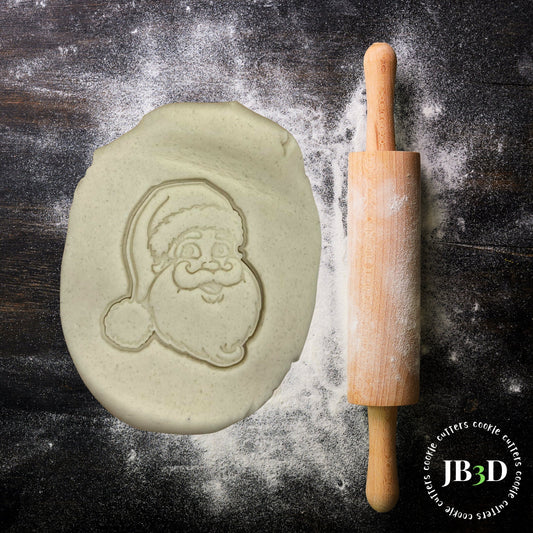 SANTA CLAUS Cookie Cutter & Stamp