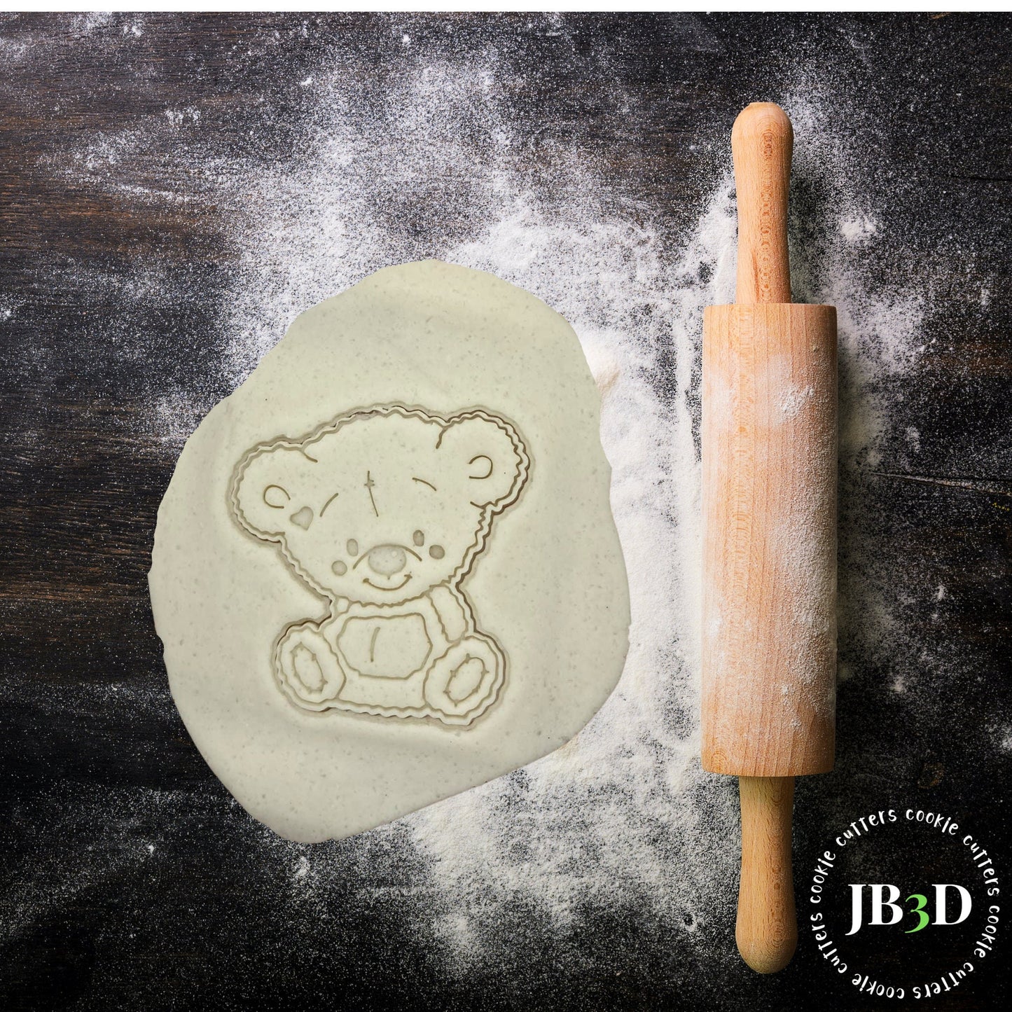 BEAR Cookie Cutter & Stamp