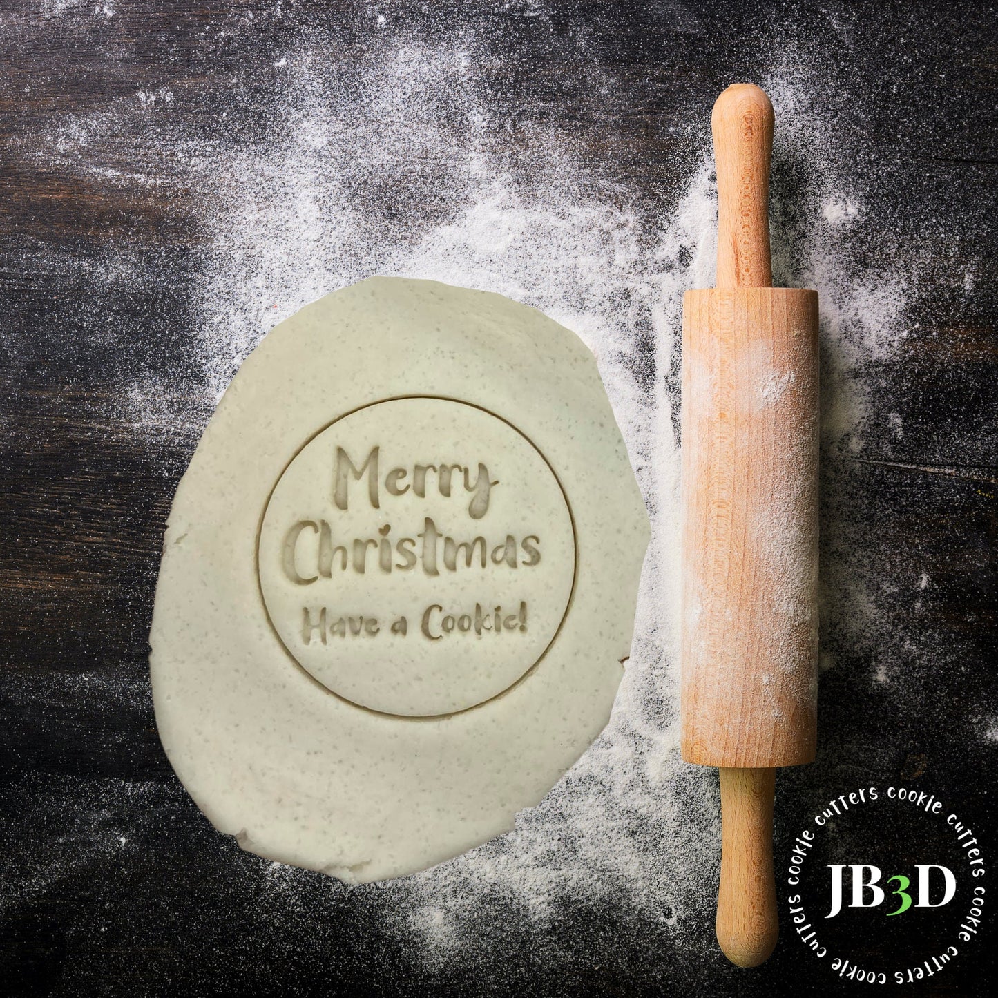 MERRY CHRISTMAS Have a Cookie Stamp