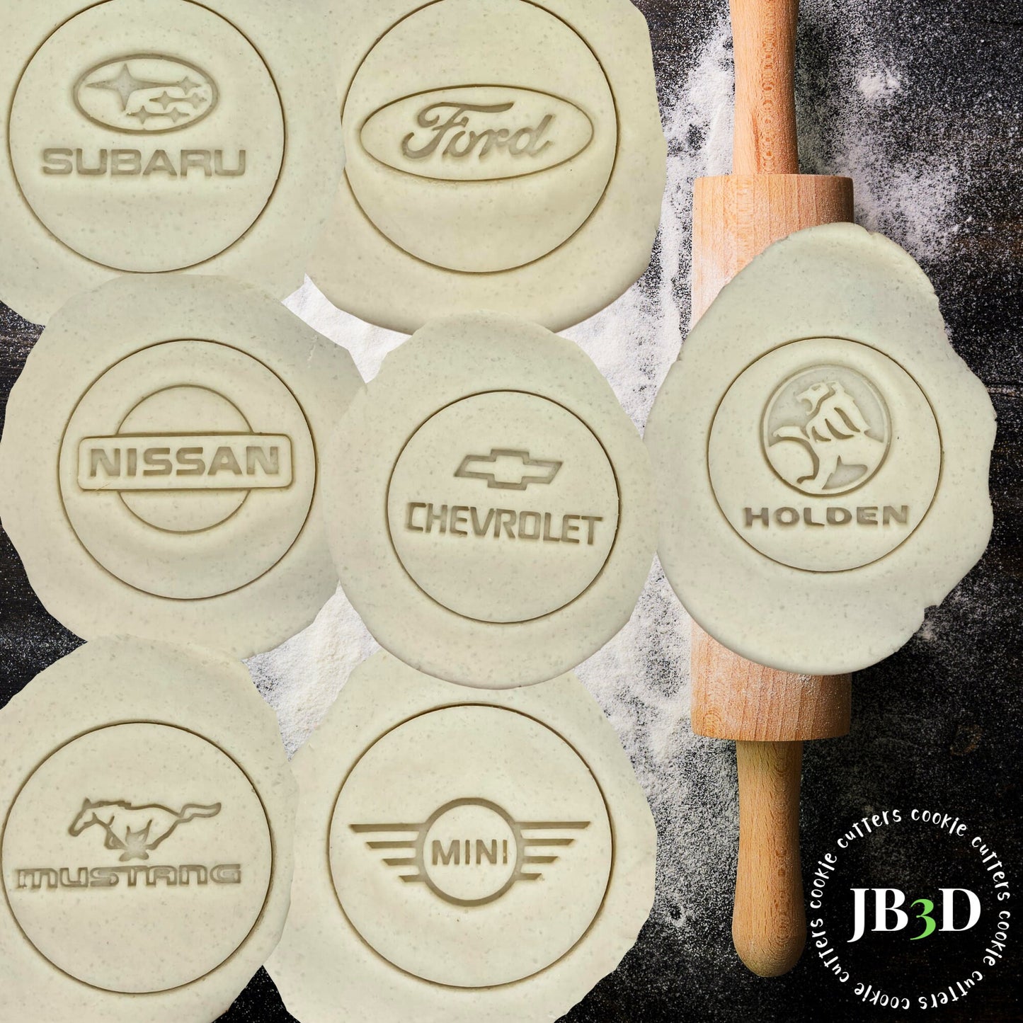 CAR VEHICLE LOGO CookieStamps Single or Set