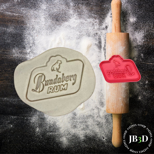 BUNDY RUM SIGN Cookie Cutter and stamp