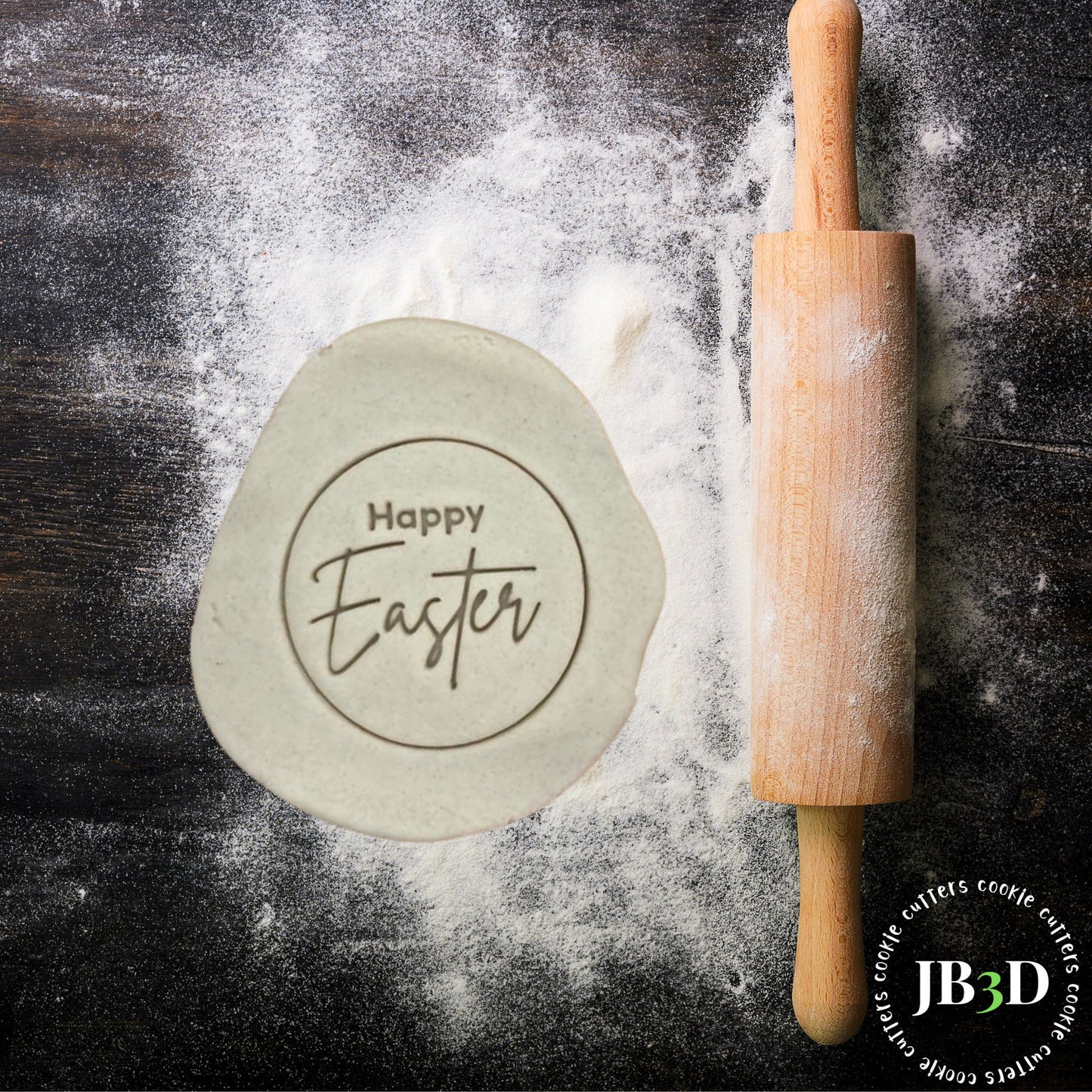 HAPPY EASTER Cookie Embosser  stamp