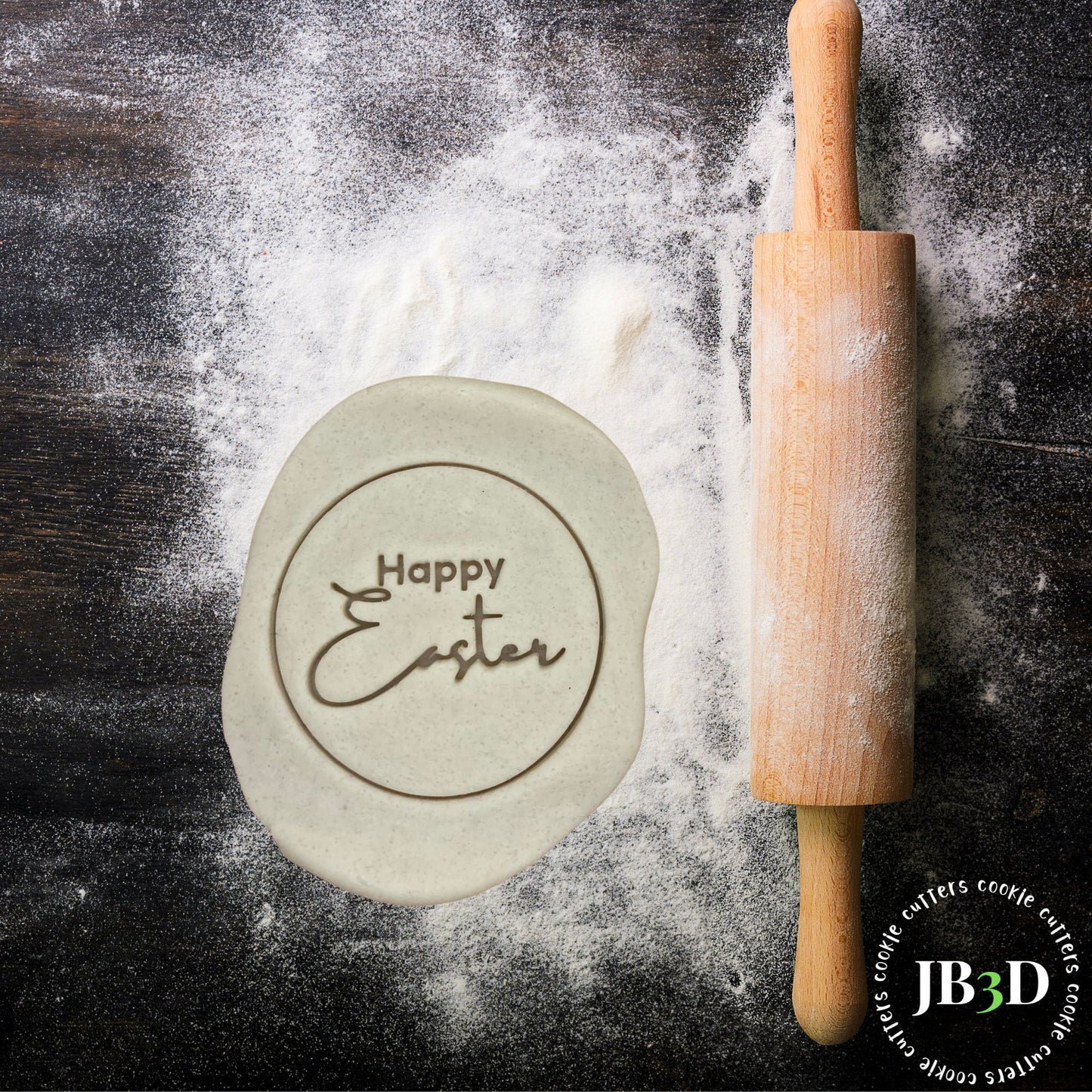 HAPPY EASTER Cookie Embosser  stamp