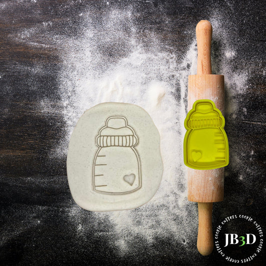 BABY BOTTLE  Cookie Cutter & stamp