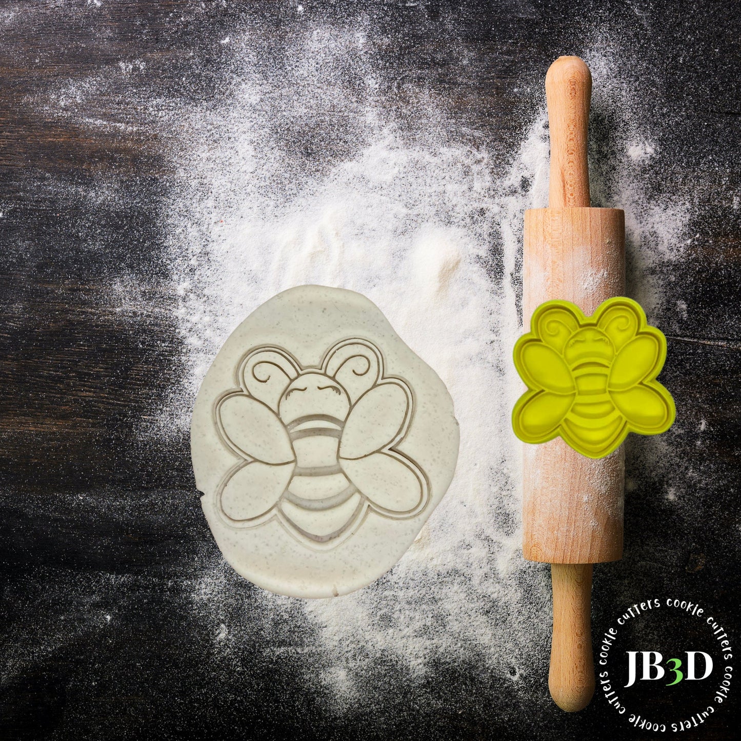 BEE Cookie Cutter & stamp