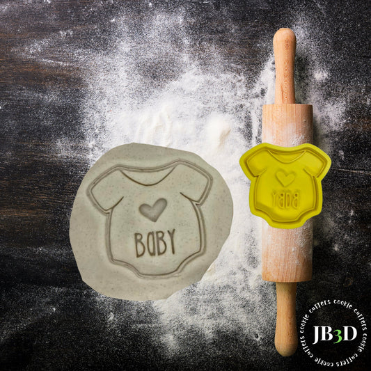 BABY ONESIE Cookie Cutter & stamp