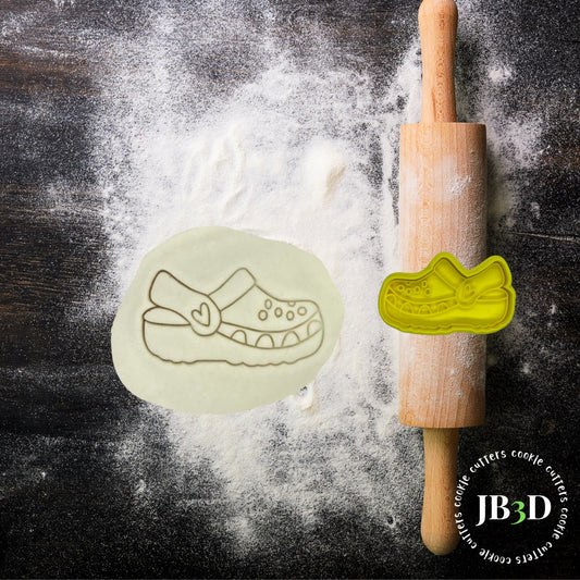 CROC SHOE Cookie Cutter & stamp