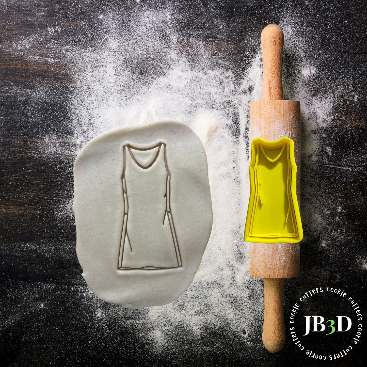 NETBALL DRESS Sports   Cookie Cutter & Stamp