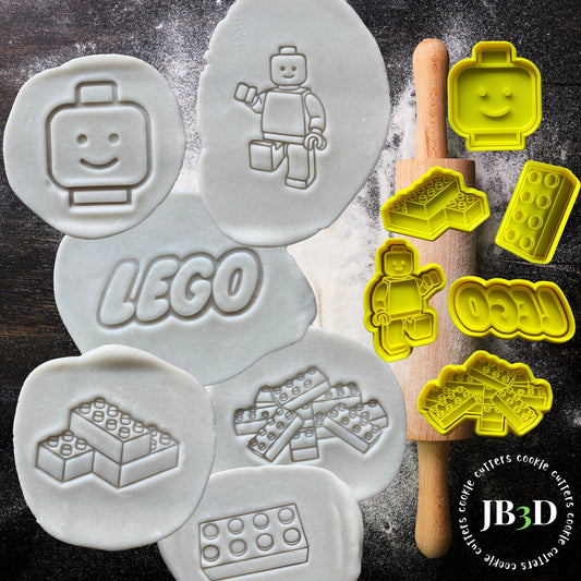 LEGO SET or SINGLES Cookie Cutters/Embossers